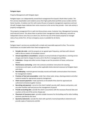 Get information about Parkgate Aspen