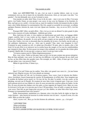 Une journée en enfer (de Mikado)