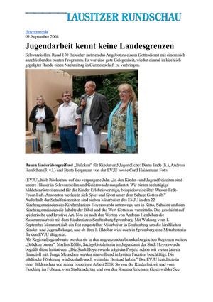 Presseberichte EVJU-Schwarzkollm