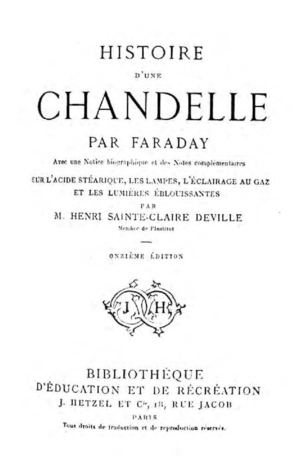 - Histoire d'une chandelle: FARADAY