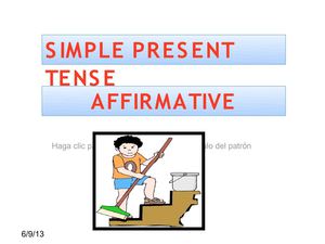 Simple present tense