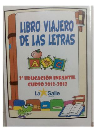 LIBRO VIAJERO DE LAS LETRAS 2ºA
