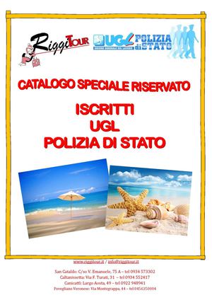 Catalogo Speciale Riservato tesserati UGL POLIZIA CL