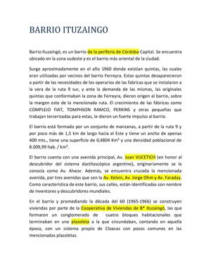 Barrio Ituzaingo