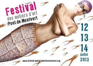 Brochure festival des métiers d'art en Cévennes 2013