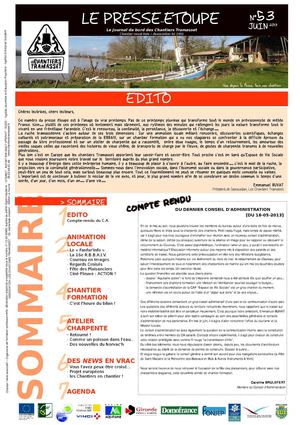 PRESSE ETOUPE DE JUIN