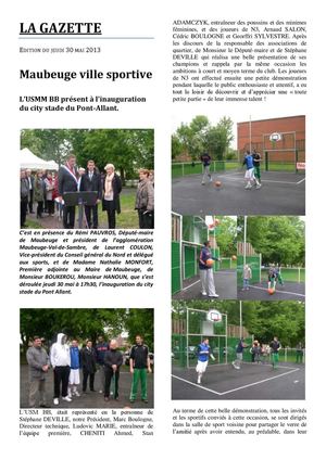 Inauguration city stade