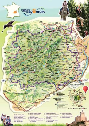 Carte des Monts et Coteaux du Lyonnais