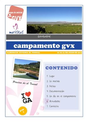 Campamento GVX 2013 Corbera