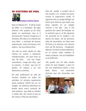 MI HISTORIA DE VIDA