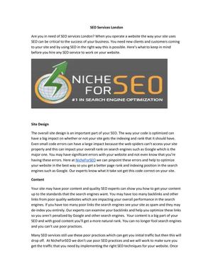 SEO Services London