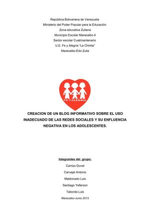 El Mal Uso de las Redes Sociales