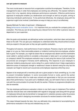 No-Hassle Secrets Of performance appraisal phrases - An Introduction