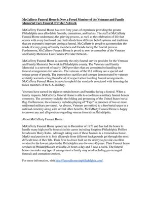 McCafferty Funeral Homes