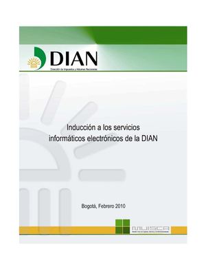 INDUCCION SERVICIOS ELECTRÓNICOS DIAN