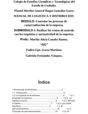 Manual de Logística y Distribución