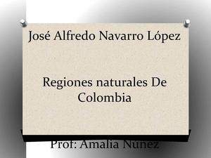 Regiones Naturales De Colombia
