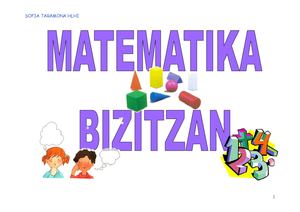 "MATEMATIKA BIZITZAN" Ekintza bateratua