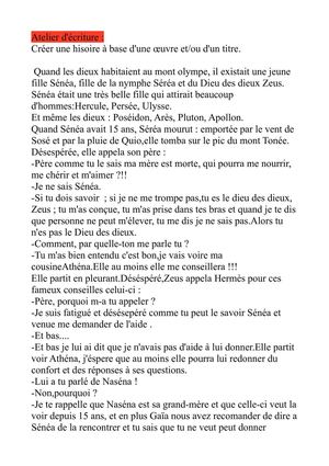 Le voyage de Sénéa