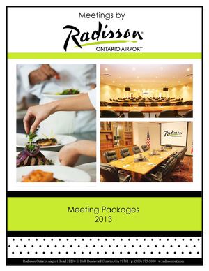 Radisson Hotel - Ontario Airport
