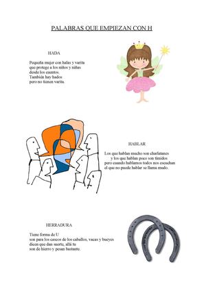 Palabras con H