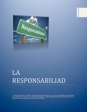 LA RESPONSABILIDAD