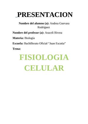 anlly fisiologia celular