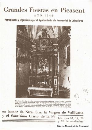 1948 Llibre de festes de la Vallivana
