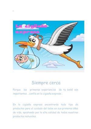 folleto la cigueña express