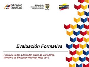 Evaluación Formativa