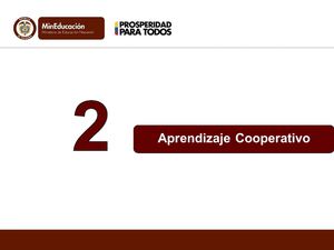 APRENDIZAJE COOPERATIVO