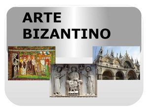 El arte bizantino 