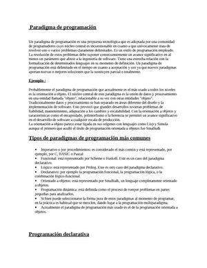 Paradigma de programación