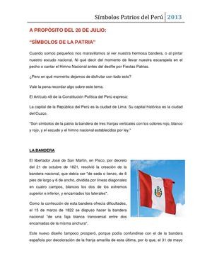 Símbolos de la Patria