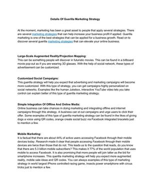 DetailsOfGuerillaMarketingStrategy