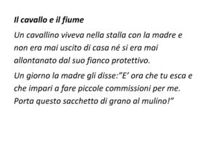 Il cavallo e il fiume