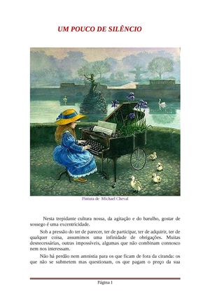 Um Pouco de Silêncio