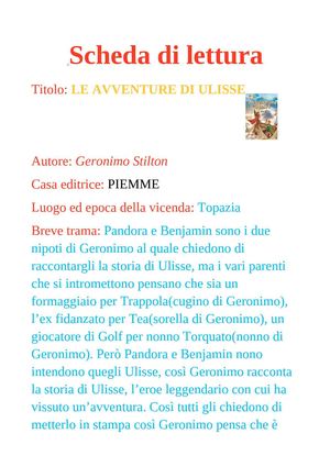 Le avventure di Ulisse