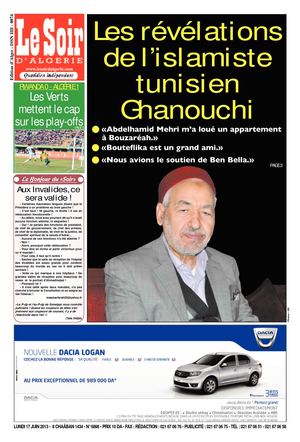 Le Soir D'algerie17 06 2013