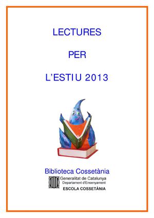 LECTURES estiu 2013
