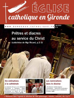 Eglise catholique en Gironde - n°6 - Juin 2013