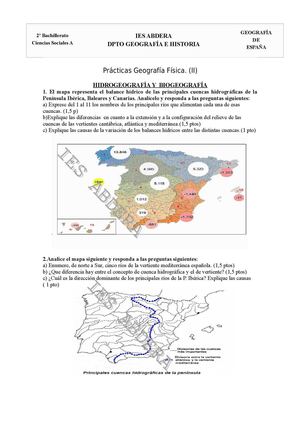 Prácticas resueltas Hidro-Biogeografía.