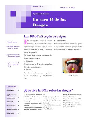 Boletín Prevención de Drogas