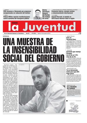 VERDISOL UNA MUESTRA DE LA INSENSIBILIDAD SOCIAL DEL GOBIERNO