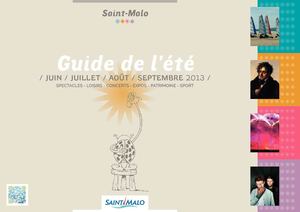 Saint-Malo - Guide de l'été 2013