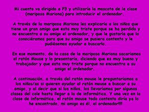 Cuento introducir ordenador