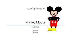 MICKEY MOUSE HISTORIETA