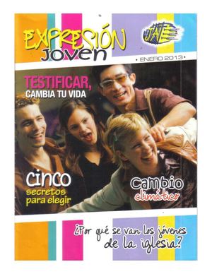 Revista Adventista Expresión Joven Enero 2013