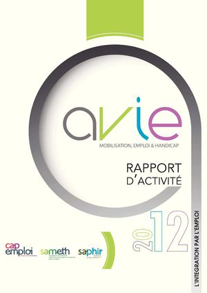 Rapport d'activité AVIE 2012