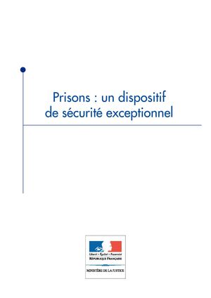 Securité en prison